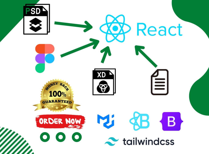 Convert figma to react or figma to next js using tailwindcss or ...