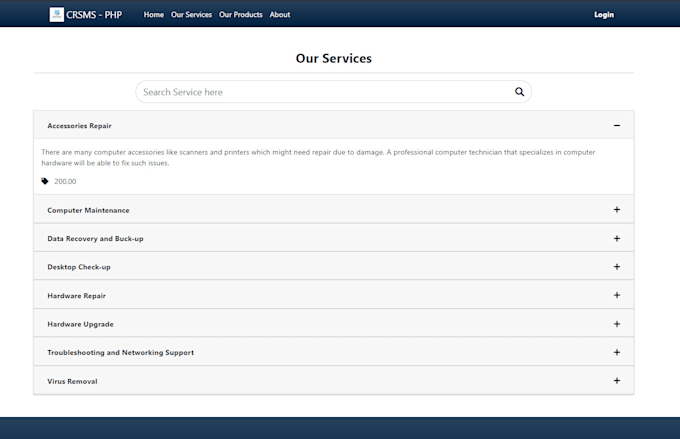 Provide computer repair shop management system in php by Wahajkhan_wk ...