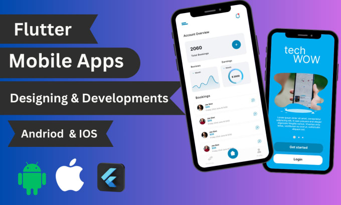 make flutter app for android ios web etc