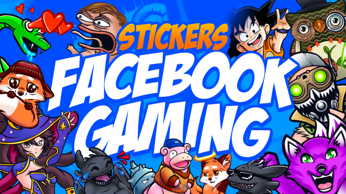 Create bulk stickers for facebook gaming by Jogoroto