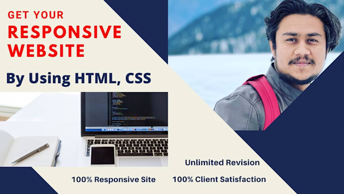Develop a responsive website using html, css and bootstrap by Harris_15 ...