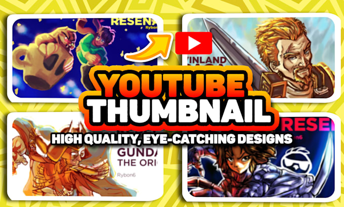 draw amazing youtube thumbnail design