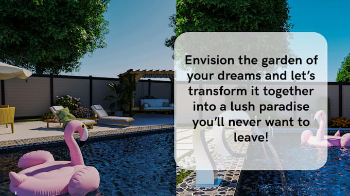 design your terrace or garden into a stunning outdoor