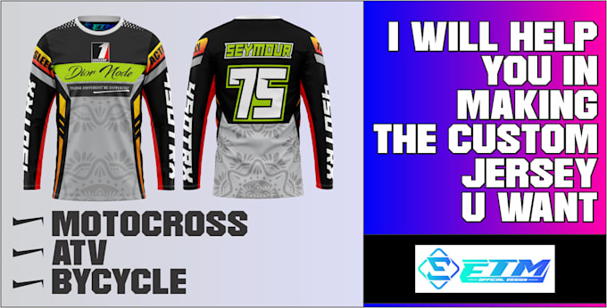 design custom sublimation jersey for sports and teamwear