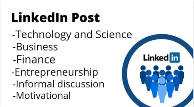 Write professional posts for your linkedin profile by Alysha_zain | Fiverr