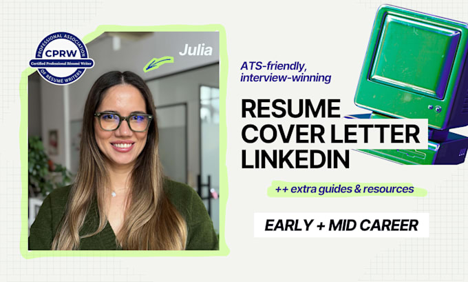 write the perfect resume, CV, cover letter and optimize linkedin