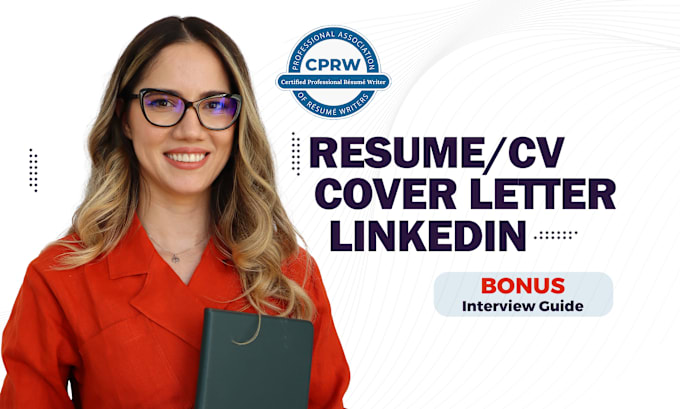 I will write your CV, resume, cover letter and optimize linkedin