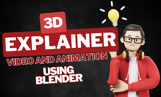 do 3d explainer video and animation using blender