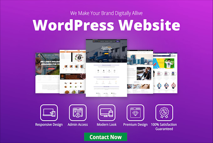 design stunning business wordpress website with mobile friendly