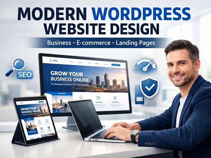 build modern wordpress website design