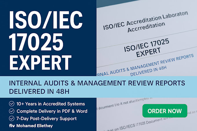 provide iso 17025 system documents