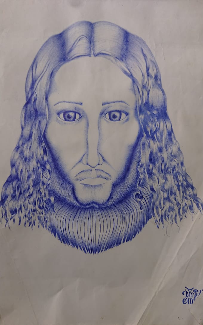draw you or anything with a ballpoint pen