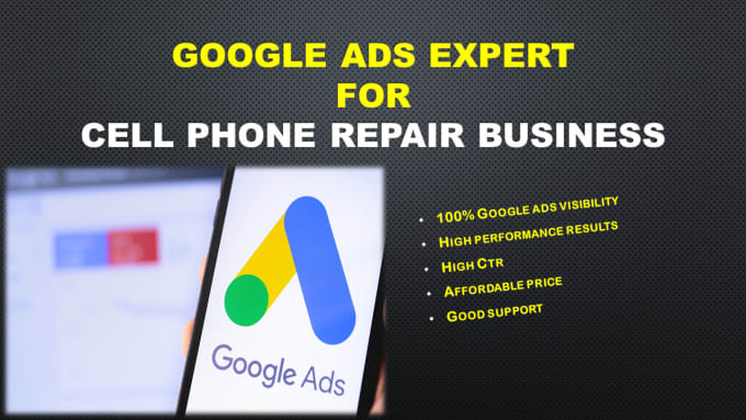 run google ads for cell phone and computer repair services