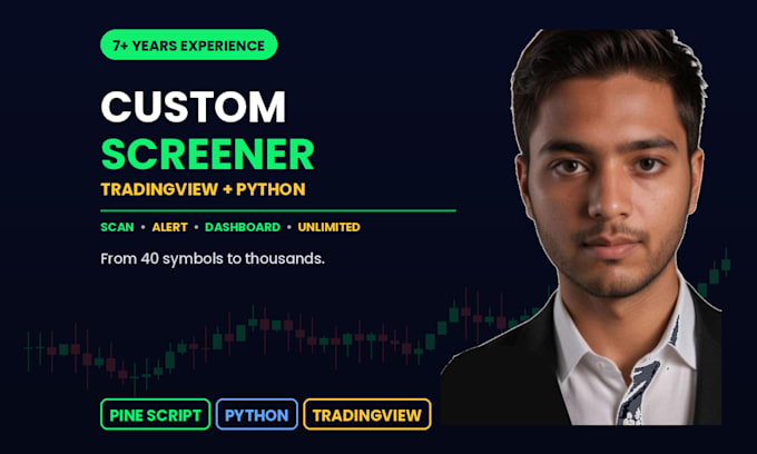 build custom tradingview or python stock screener