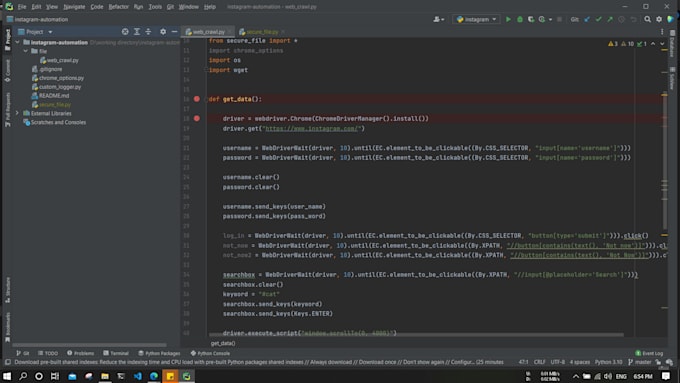 Write python script in 24 hrs for you by Saqib29111 | Fiverr