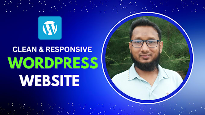create a custom wordpress website with responsive design