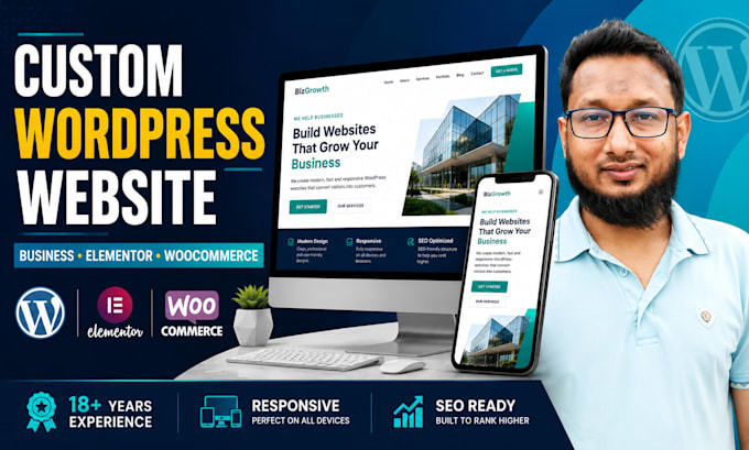 build a custom wordpress website for your business