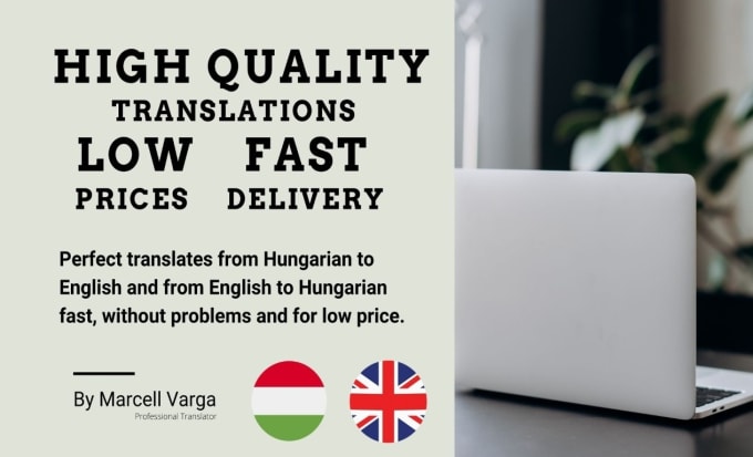 Hire a freelancer to translate and proofread between english and hungarian