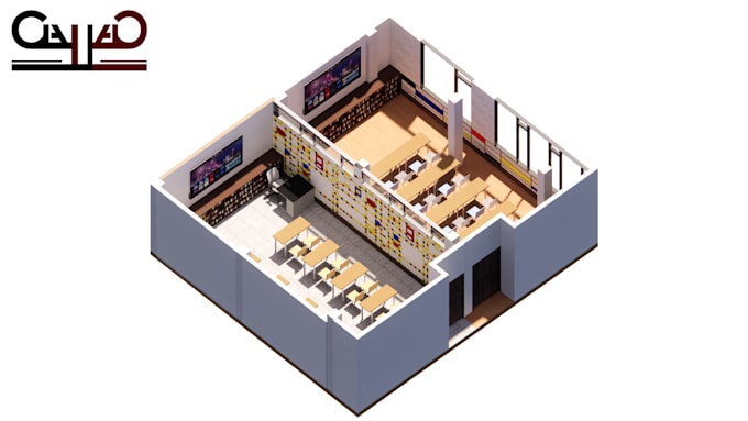diseñaré planos de planta 2d y 3d