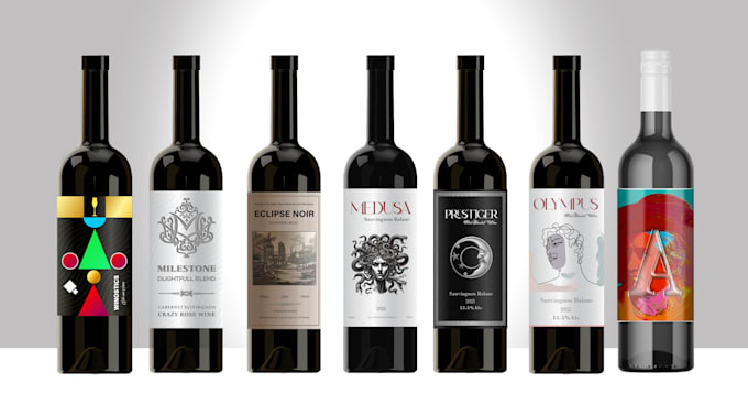 do creative and unique wine labels whiskey labels and bottle label designs