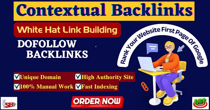 do white hat SEO backlinks for your website google top ranking, link building