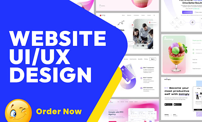 design awesome website, app, landing page design mockup