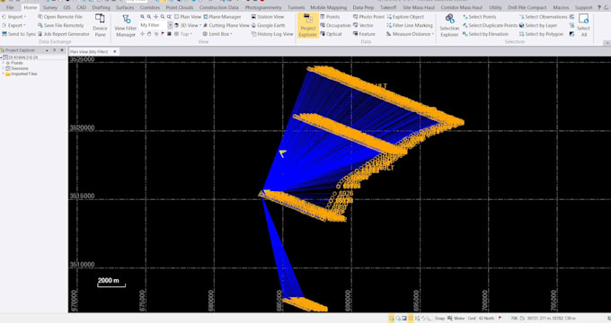 process gps gnss static data  with trimble business center tbc