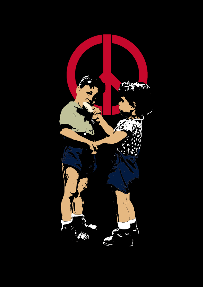 create stencil street arts like bansky style