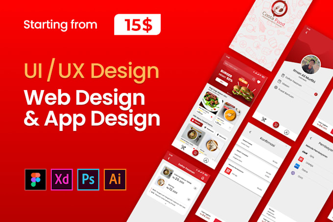 Do amazing mobile app ui ux design by Ilman17 | Fiverr