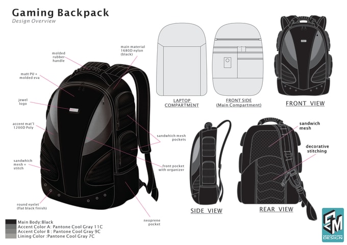 Design laptop bags as per your specifications by Monnette9design | Fiverr