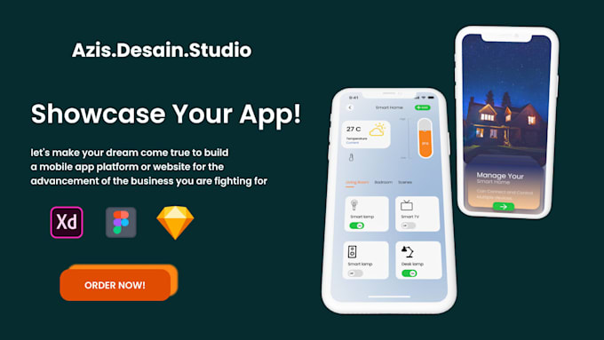 Do ui ux design for your web design or mobile app design by Smart ...