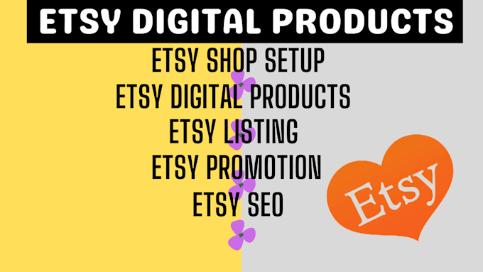 etsy digital product etsy digital store etsy shop print on demand