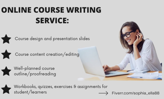 I will create engaging online course content, course creation and do course development