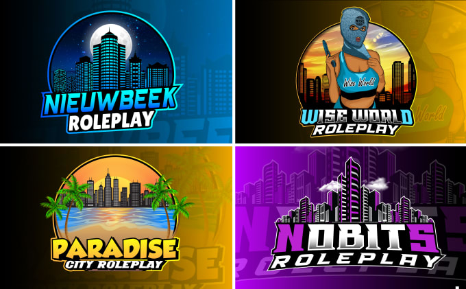 Do professional roleplay logo for fivem and discord for you by