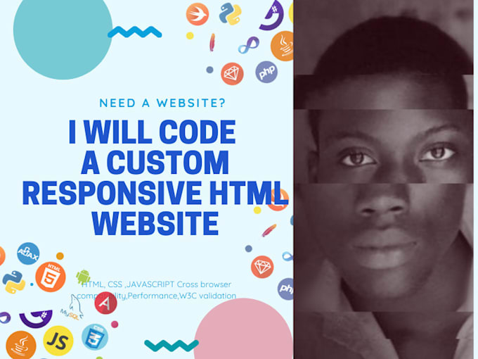 Code custom html, css and javascript for responsive websites by ...