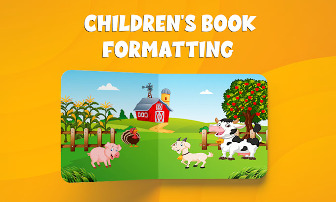 format your childrens book for kindle, KDP or createspace