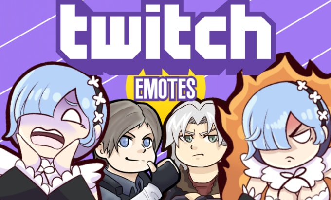 Create custom emotes for twitch by Roomber | Fiverr