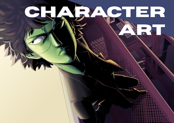 make art of your characters or ocs in an anime style