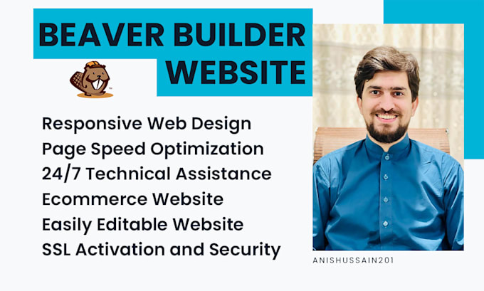 design a fast responsive website using beaver builder