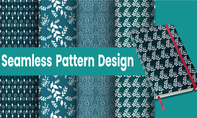 do seamless pattern design for textile or fabric prints and any other surface