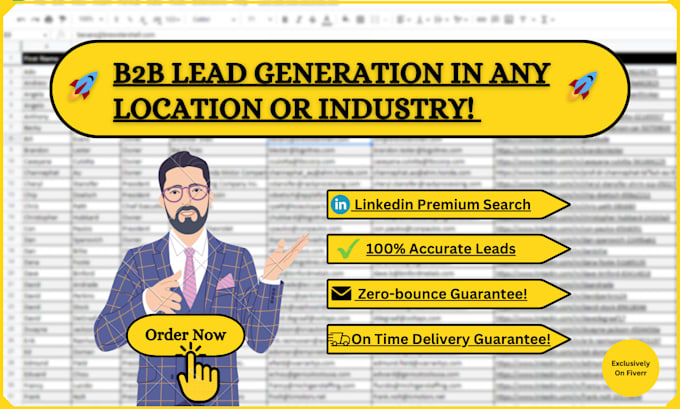 provide targeted b2b lead generation with verified emails