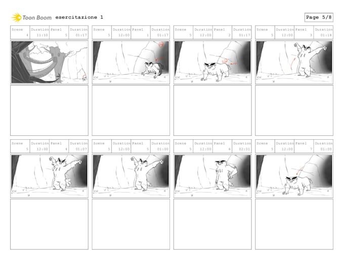make the storyboards for your projects