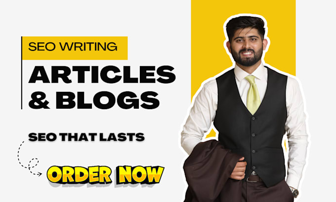 seo article writing, blog post writing or copywriting with images