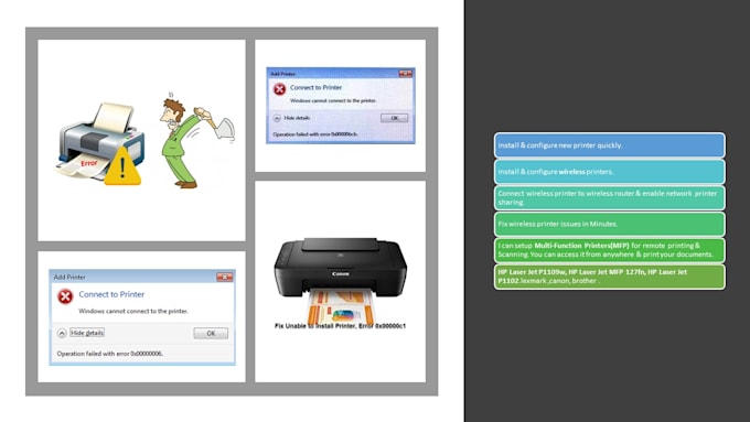 Install and configure printer scanner by Rimacutphoto | Fiverr