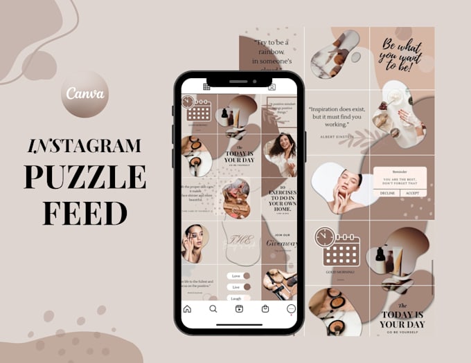 design custom instagram puzzle feed