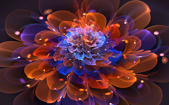make you a Beautiful virtual electric FLOWER