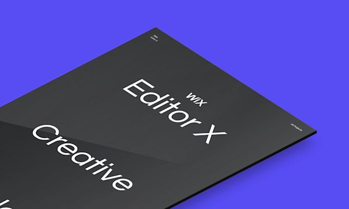 design a full custom wix editor x website