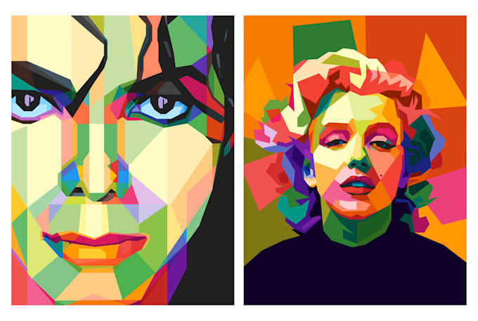 create a fantastic wpap popart portrait