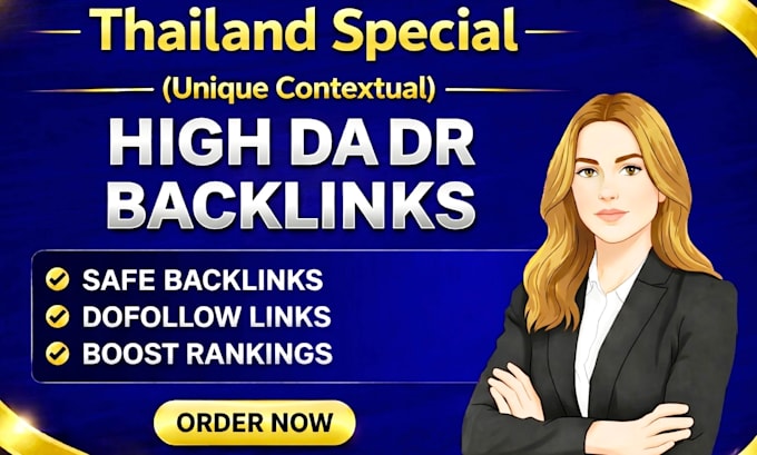 do high quality thai dofollow SEO link building DR authority thailand backlinks