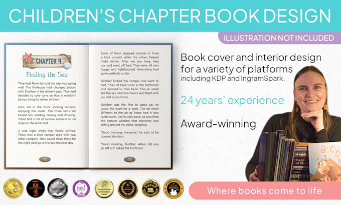 creatively design your childrens chapter book